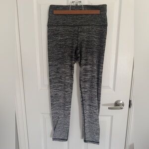 Aerie Chill Play Move Leggings, Gray Ombré, Size L